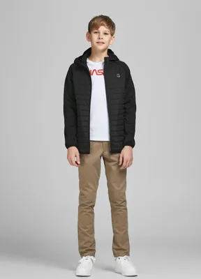 Produktbild von Jack & Jones 12182303, Männlich, Polyester, Schwarz