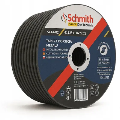 Image de Schmith Disque de Coupe Métal 125mm Lot de 25