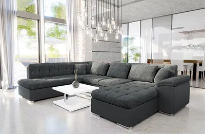 Produktbild von MIRJAN24 Ecksofa Niko Bis, Bettkasten und Schlaffunktion, Sofa vom Hersteller, Wohnlandschaft, Polstergarnitur (Soft 020 + Majorka 03, Seite: Rechts)