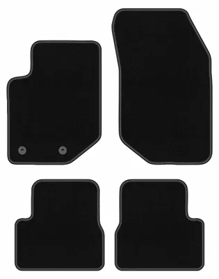 Produktbild von Velours-Fußmatten für Jeep Avenger(j) 2023- (Crossover benzyna) – 4-tlg, Schwarz, passgenau – Wielganizator BASIC