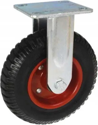 Obrázek produktu pro Pevná kolečka z ocelového plechu s pneumatikami 260 mm