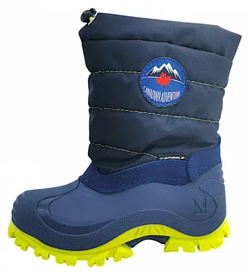 Image de Spirale : Bottes d'hiver pour garçons, couleur bleue, chaussures de loisirs