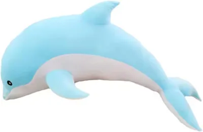 Obrázok produktu pre Plyšová vankúšik delfín, veľmi mäkký, 50 cm, pre deti