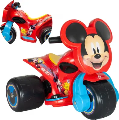 Obrázok produktu pre INJUSA Mickey Mouse Samurai trojkolka 6V dobjacia detsk jazdenka