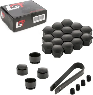 Produktbild von 20x Radschraubenkappen diebstahlhemmend 17 mm für KIA HYUNDAI DAEWOO DAIHATSU