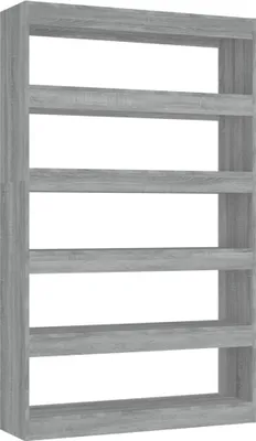 Obrázek produktu pro vidaXL Police na knihy / rozdělovač místností Grey Sonoma 100x30x166 cm