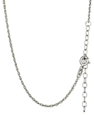 Obrázek produktu pro Nastavitelný řetízek z kordelky, délka 45 + 5 cm, stříbro 925, oxidované, šířka 1,45 mm, náhrdelník