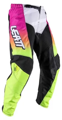 Immagine prodotto di Leatt Ride Kit 3.5 JR V26: maglia da cross e pantaloni da cross per bambini, bianco, rosa e turchese, taglia M