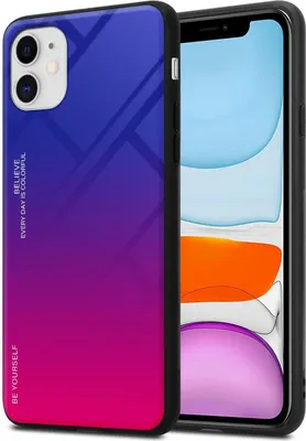 Produktbild von Cadorabo Hülle für Apple iPhone 11 Schutz Hülle in Schwarz Handyhülle TPU Etui Cover Case Tempered Glas