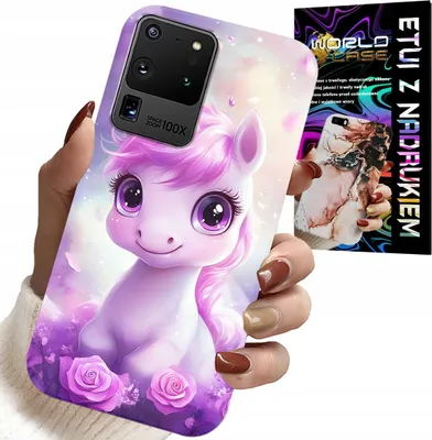 Zdjęcie produktu dla Etui Do Samsung Galaxy S20 Ultra - Słodki Jednorożec, Wzory Dla Dzieci Case