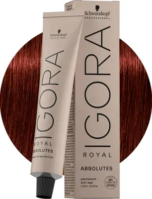 Produktbild von Schwarzkopf Igora Royal Absolutes, Rot, 5-80, Frauen, 60 ml, Alle Haare, Farbspeichernd, Nährend, Glanz