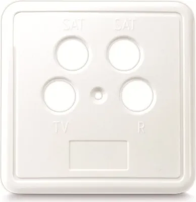 Immagine prodotto di Piastra di copertura, 4 fori, bianco