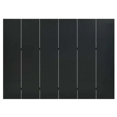 Immagine prodotto di divisorio 6 pezzi nero 240x180 cm in acciaio