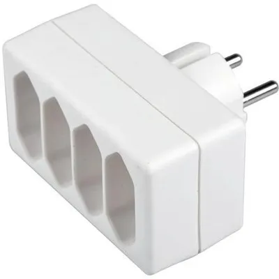Produktbild von Retlux RPC 61 rozbočka 4x 2,5A/250V bílá