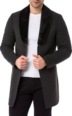 Produktbild von Red Bridge Herren Jacke Trenchcoat Mantel Anthracite L