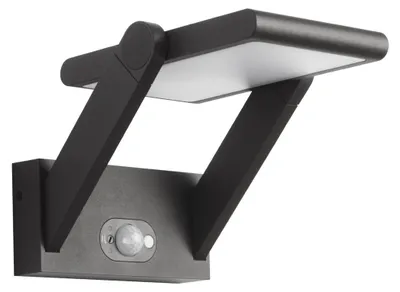 Produktbild von EVN Lichttechnik Solar-LED-Wandleuchte 3000K anthrazit PAS541502