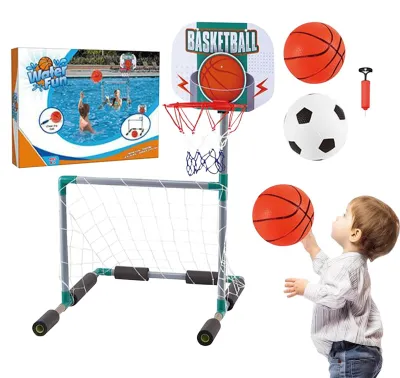 Obrázok produktu pre Nafukovací basketbalový kôš a futbalová bránka do bazéna