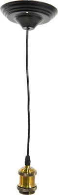 Produktbild von Clayre & Eef Pendelleuchte 150 cm Goldfarbig Schwarz Kunststoff