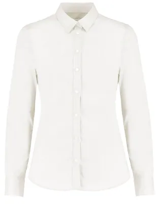 Image de Kustom Kit - Chemise pour femme à manches longues FK1262 (34 DE) (blanc)