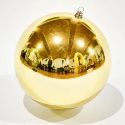 Produktbild von DECOLED Kunststoffkugel, Ø 40 cm, goldfarben, glänzend