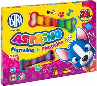 Produktbild von Schule Knetmasse 24 Farben Astrino, 303221004