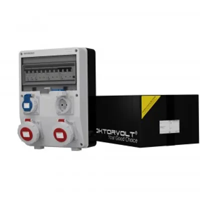 Obrázok produktu pre Rozvádzač TD-S/FI IP65 2x16A 2x230V Doktorvolt 2001