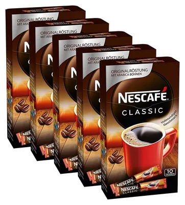 Immagine prodotto di Nescafe Classic caffè solubile istantaneo in tazza 10x2g confezione da 5 pezzi