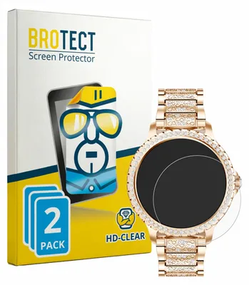 Produktbild von 2x Für fitonyo Smartwatch 1.32" Schutzfolie BROTECT Displayschutz Display Schutz Folie Klar Transparent
