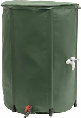 Produktbild von EDA Regentonne RÉCUP'O Durchmesser: 800 mm grün 500 Liter