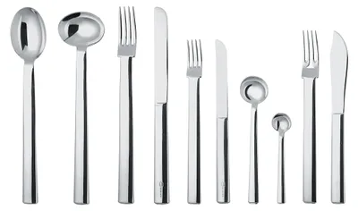 Mokka-Esslöffelset, 6-tlg., Edelstahl 18/10, poliert, 16 cm