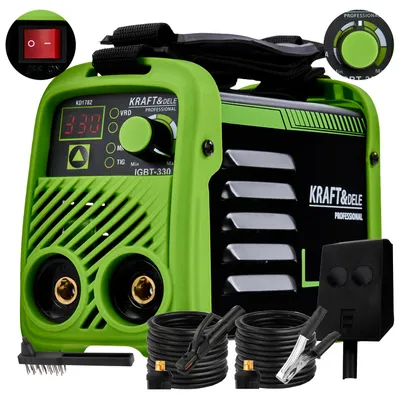 Image de Poste à souder à onduleur 330A MMA TIG LIFT VRD + masque de soudure