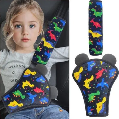 Productafbeelding van Verstelbaar Gordelkussen voor Kinderen - Comfortabele Schouder- en Heupbescherming voor Auto's
