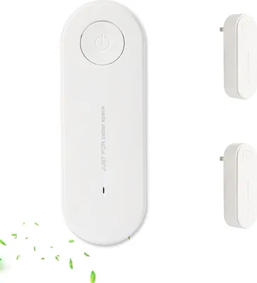 Produktbild von Plug-in Luftreiniger für Zuhause – 3-teilig Ultraschall + Ionengenerator, Milben- & Geruchsentfernung
