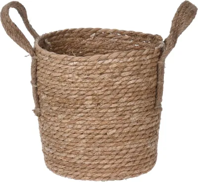 Produktbild von HOME STYLING COLLECTION Übertopf BLUMENKORB AUS SEEGRAS für Pflanzentopf Blumentopf 24 cm