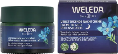 Image de Crème de nuit fortifiante à la gentiane bleue et à l'edelweiss de Weleda