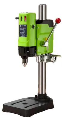 Obrázok produktu pre Stolová vŕtačka, oceľová konštrukcia, rozmer 15,7 x 11,4 x 22,4 palca, otáčky 0-2500 ot/min, vhodná pre drevo a kov, CE