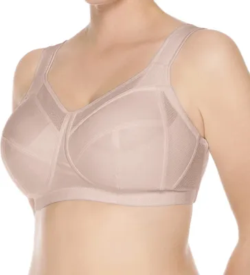 Produktbild von Ulla Kate Sport und Entlastungs-BH ohne Bügel Hoch funktioneller Sport und Entlastungs-BH ohne Bügel mit extrabreiten gepolsterten Trägern für festen Halt und höchsten Tragekomfort, Anstelle des Bügels sorgt ein Einsatz aus stützendem Schaumstoff für den nötigen Halt, Funktionelle Rückenverarbeitung und breites Unterbrustband für höchsten Halt und Tragekomfort