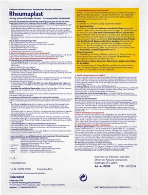 Image de neutral 1596 Wärmepflaster Rheumaplast® 1596 12,0 x 18,0 cm, 2 St.