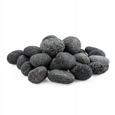 Zdjęcie produktu dla Kamienie dekoracyjne do akwarium – porowata lawa wulkaniczna, 3–5 cm, czarne, 5 kg