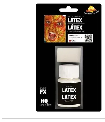 Obrázek produktu pro Základní bílý latex s houbičkou 26g, barva bílá