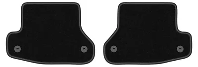 Image de Tapis arrière en moquette pour Audi A5 F53 2016- (coupé) – 2 pièces, noirs, sur mesure – Wielganizator LUX