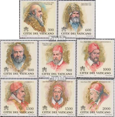 Produktbild von Briefmarken Vatikanstadt 1999 Mi 1269-1276 (kompl.Ausg.) postfrisch Die Päpste