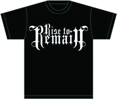 Produktbild von Rise to Remain Logo Herren T Shirt: X groß