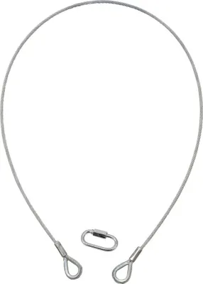 Produktbild von EUROLITE Sicherungsseil A 4x1000mm bis 15kg silber
