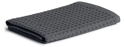 Productafbeelding van möve Piquée gastendoek, 40 x 70 cm, gemaakt van 100% katoen, kleur: grafiet