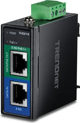 Image de TRENDnet INDUSTRIAL 2.5G POE++ INJECTOR