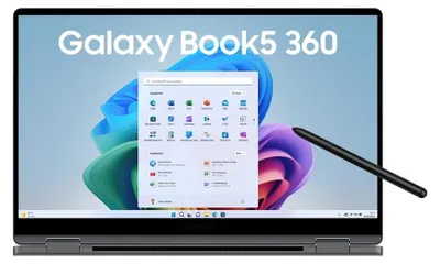 Immagine prodotto di Samsung Galaxy Book5 360 – 15,6 pollici, processore Intel Core Ultra 5 226V, 16 GB di RAM, 512 GB di SSD, grafica Intel Arc, Windows 11 Home