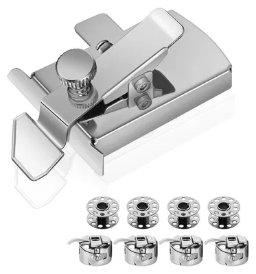 Nähmaschinen-Zubehör-Set, magnetische Nahtführung, 9-teilig, Edelstahl