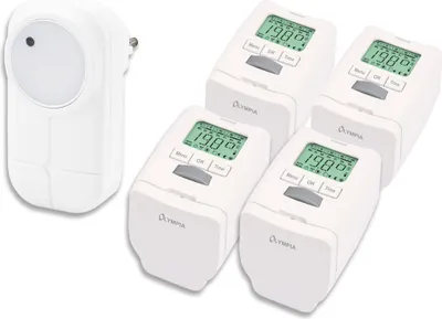 Produktbild von 4 Stück Heizkörperthermostat Smart Home System mit Gateway und App Olympia