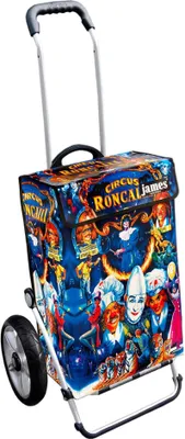 Produktbild von James Einkaufstrolley - RONCALLI-CASARO - stabiler Einkaufswagen mit individuellem Design - mehrfarbig: bunt in Ausführung: Royal-Leichtraeder